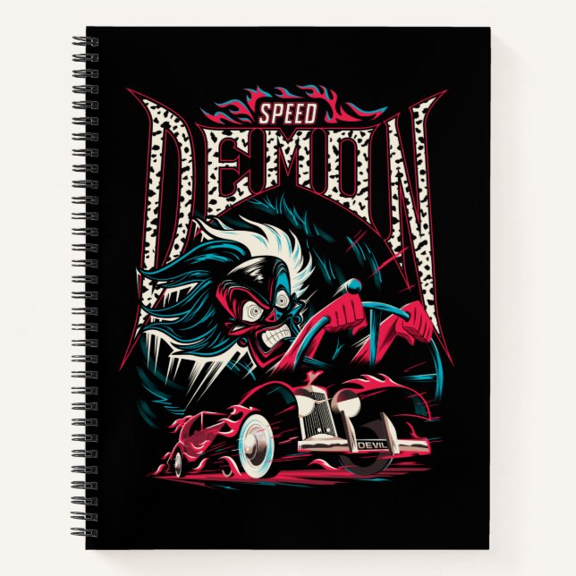 Cruella De Vil | Speed Demon Notebook (Front)