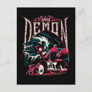 Cruella De Vil   Speed Demon Postcard