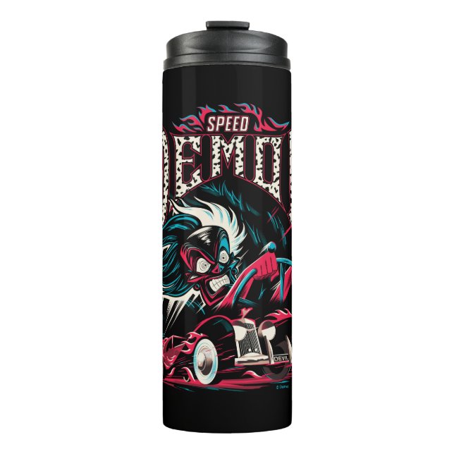 Cruella De Vil | Speed Demon Thermal Tumbler (Front)