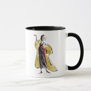 Cruella De Vil Strikes An Evil Pose Mug