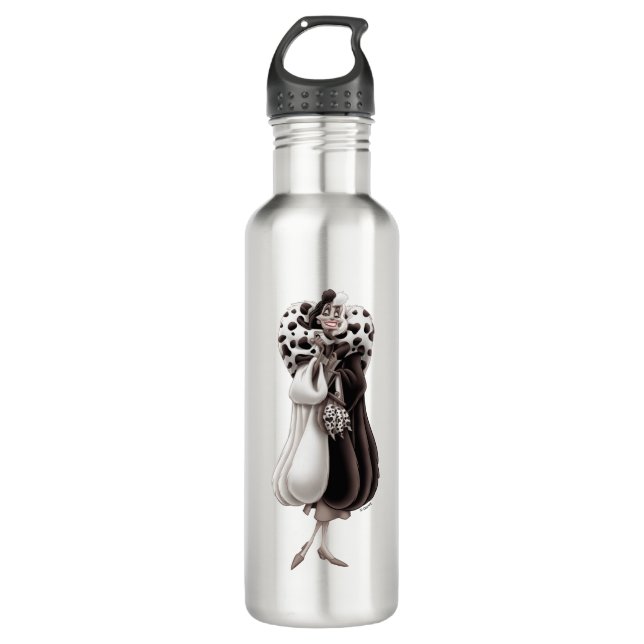 Cruella De Vil | "Sweet" Smile 710 Ml Water Bottle (Front)