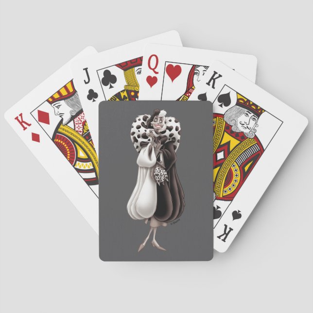 Cruella De Vil | "Sweet" Smile Playing Cards (Back)