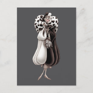 Cruella De Vil   "Sweet" Smile Postcard
