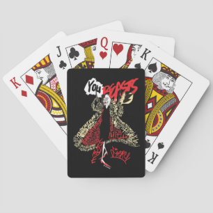 Cruella De Vil   You Beasts Playing Cards
