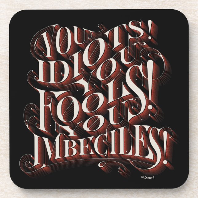Cruella De Vil | You Idiots Coaster (Front)