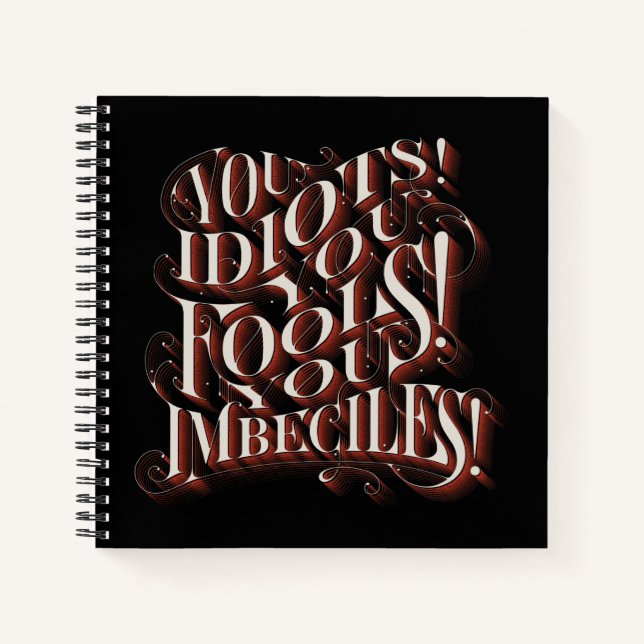 Cruella De Vil | You Idiots Notebook (Front)