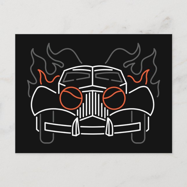 Cruella De Vil's Car Postcard (Front)