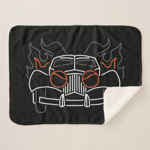 Cruella De Vil's Car Sherpa Blanket