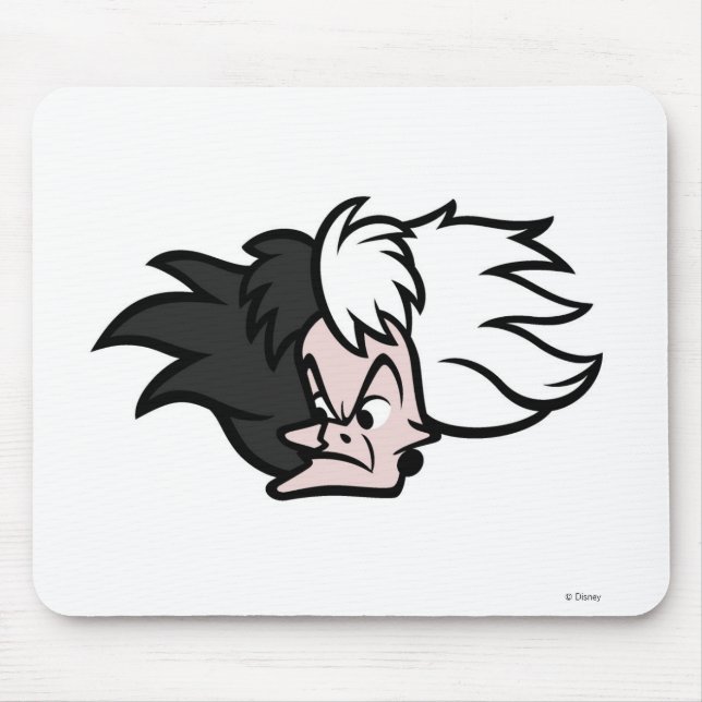 Cruella Deville Disney Mouse Pad (Front)