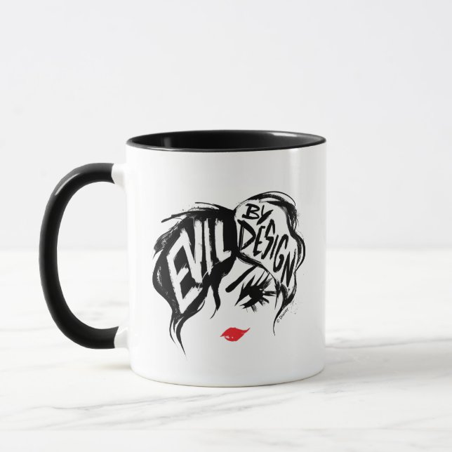 Cruella | Evil By Design Brush Stroke Painting Mug (Left)