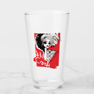 Cruella   Fashion Model Cruella Collage Glass