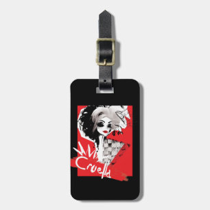 Cruella Fashion Model Cruella Collage Luggage Tag