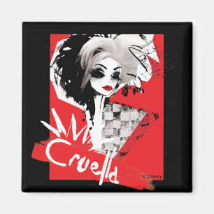 Cruella Fashion Model Cruella Collage Magnet