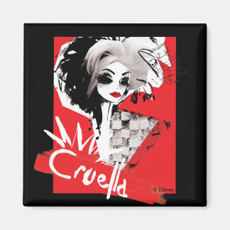 Cruella | Fashion Model Cruella Collage Magnet
