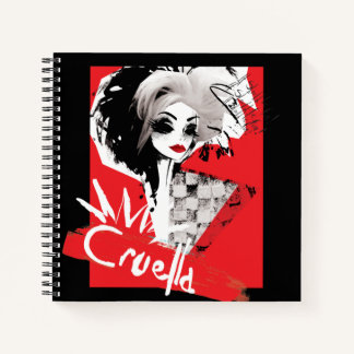 Cruella | Fashion Model Cruella Collage Notebook