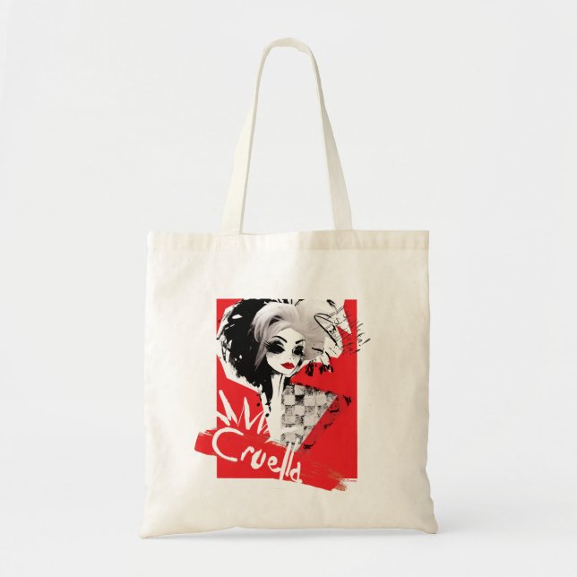 Cruella | Fashion Model Cruella Collage Tote Bag (Front)