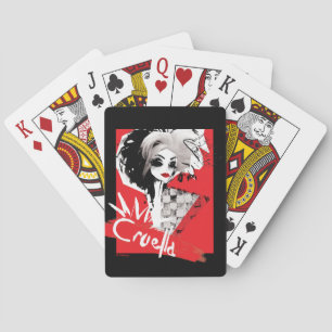 Cruella   Fashion Model Cruella Playing Cards