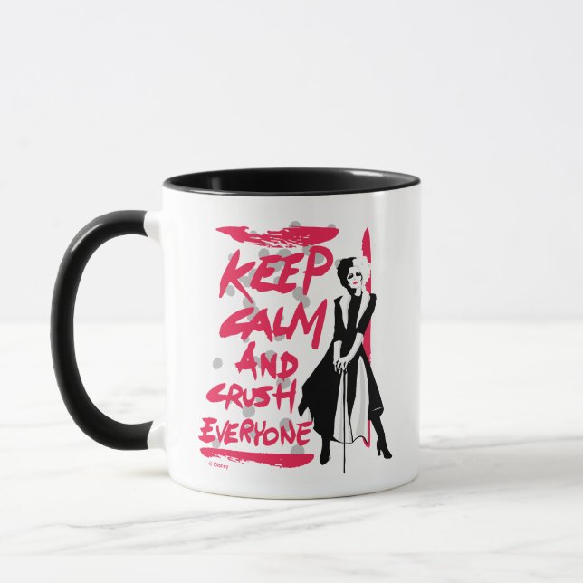 Cruella | Keep Calm and Crush Everyone Mug (Left)