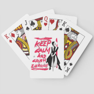 Cruella   Keep Calm and Crush Playing Cards