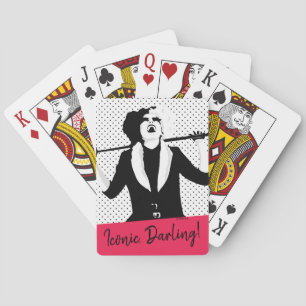 Cruella   Laughing Pop Art Playing Cards
