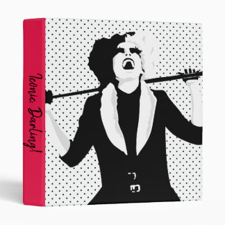 Cruella | Laughing Pop Art Stencil Portrait Binder