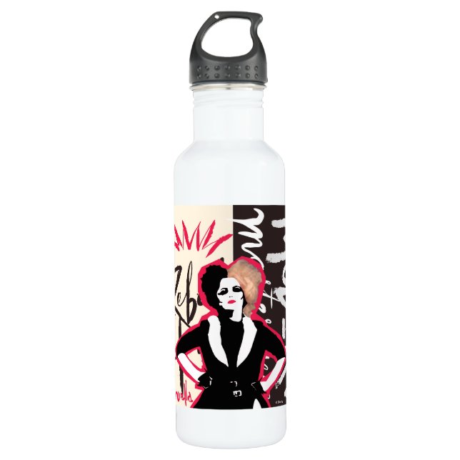 Cruella | Rebel Heart - Modern Masterpiece 710 Ml Water Bottle (Front)