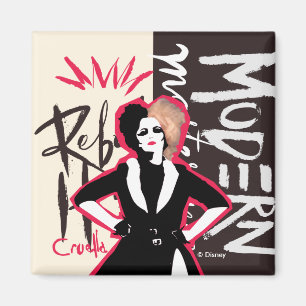 Cruella Rebel Heart - Modern Masterpiece Magnet