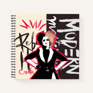 Cruella   Rebel Heart - Modern Masterpiece Notebook