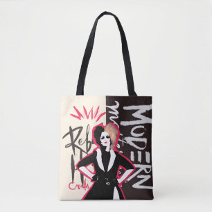 Cruella Rebel Heart - Modern Masterpiece Tote Bag