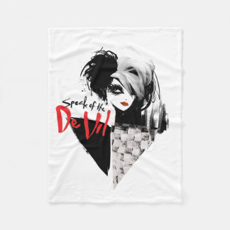 Cruella | Speak of the De Vil Diamond Collage Fleece Blanket