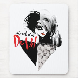 Cruella   Speak of the De Vil Diamond Collage Mouse Pad
