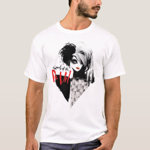 Cruella   Speak of the De Vil Diamond Collage T-Shirt