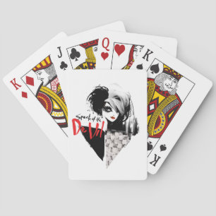 Cruella   Speak of the De Vil Diamond Playing Car Cards