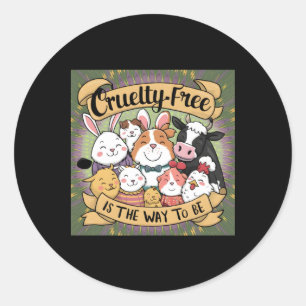 Cruelty Free Is The Way To Be Sticker