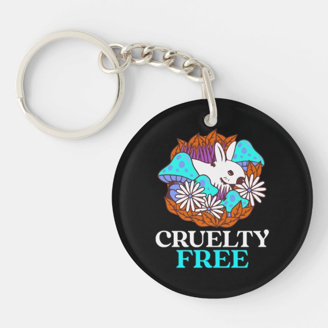 Cruelty free keychain (Front)