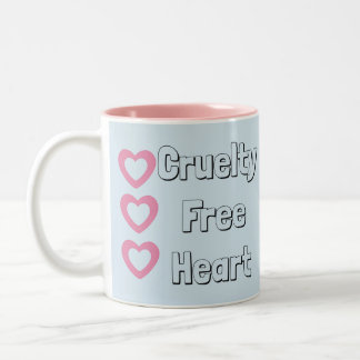 Cruelty Free Vegan/Vegetarian Blue Mug