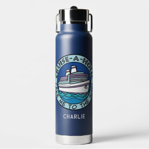 Cruise-A-Holic custom name Water Bottle