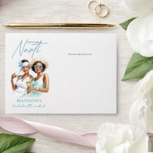 Cruise Bachelorette Let's get Nauti Envelope