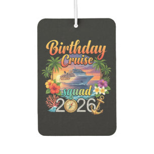Cruise Birthday Party Vacation Air Freshener