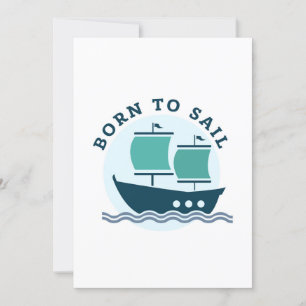 cruise born to sail invitation