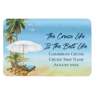 Cruise Caribbean Cabin Decor Door Marker Magnet