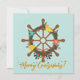 Cruise Christmas Nautical Card