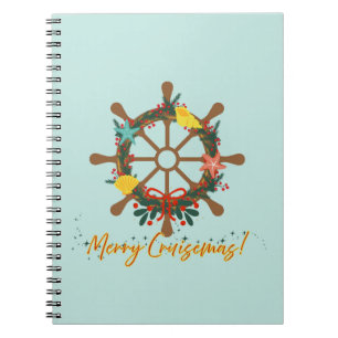 Cruise Christmas Nautical Notebook