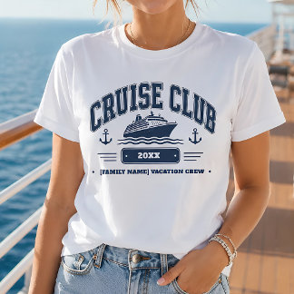 Cruise Club Family Vacation Personalized T-Shirt