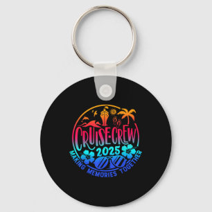 Cruise Crew 2025 Family Friends Vacation Matching Keychain