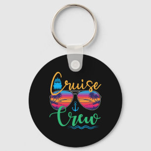 Cruise Crew 2025 Family Vacation Beach Matching Gr Keychain