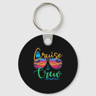 Cruise Crew 2025 Family Vacation Beach Matching Gr Keychain
