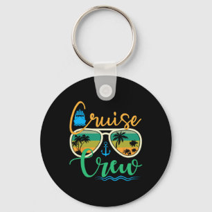 Cruise Crew 2025 Family Vacation Beach Matching Gr Keychain
