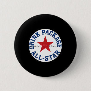 Cruise Drink Package All-star Fun Vacation 2 Inch Round Button