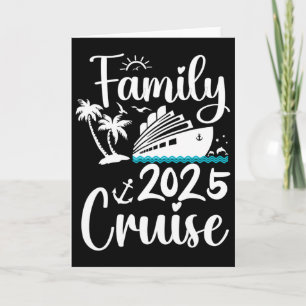 Cruise Family 2025 Squad Vacation Matching Family  Card